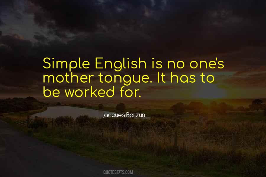 Quotes About Simple Writing #992543