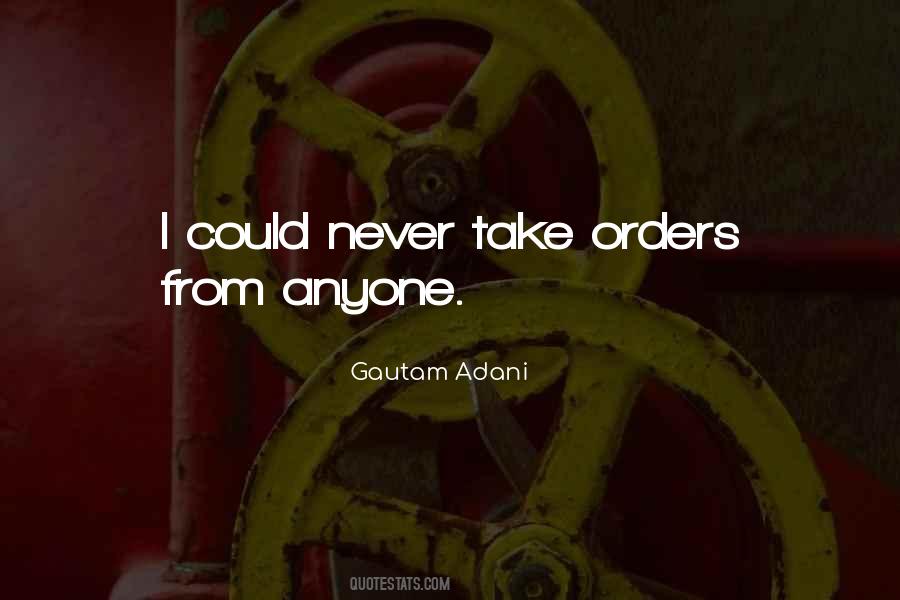Quotes About Orders #1234931