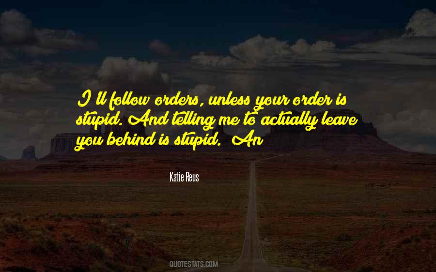Quotes About Orders #191520 Quotes About Orders #191520