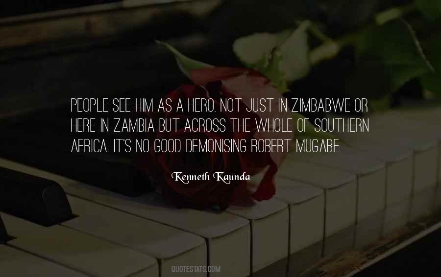 Zimbabwe's Quotes #1415268