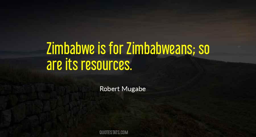 Zimbabwe's Quotes #507215