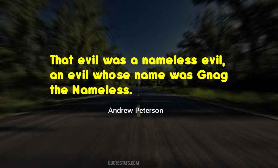 Quotes About Nameless #364659