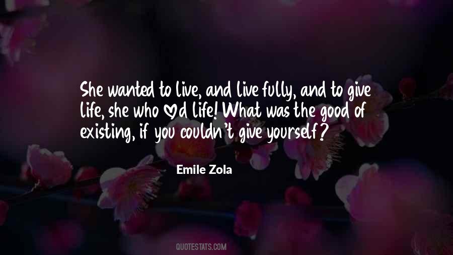 Zola's Quotes #259593