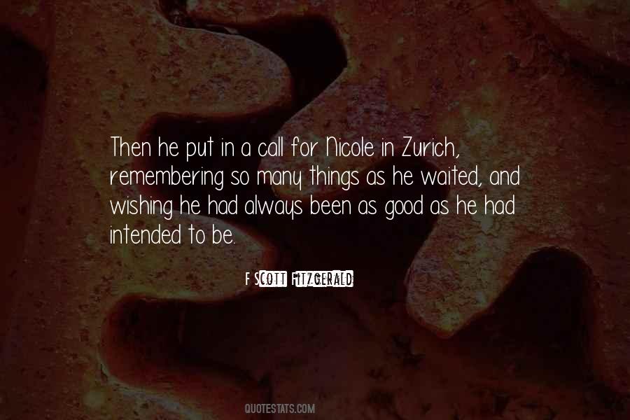 Zurich's Quotes #1247566