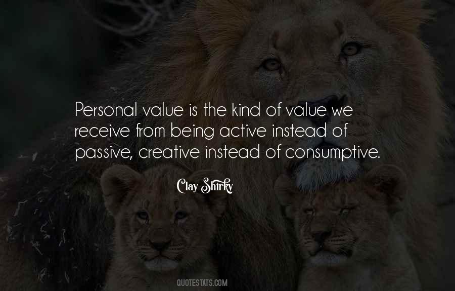 Sayings About Personal Value #1778947