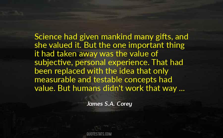 Sayings About Personal Value #919420