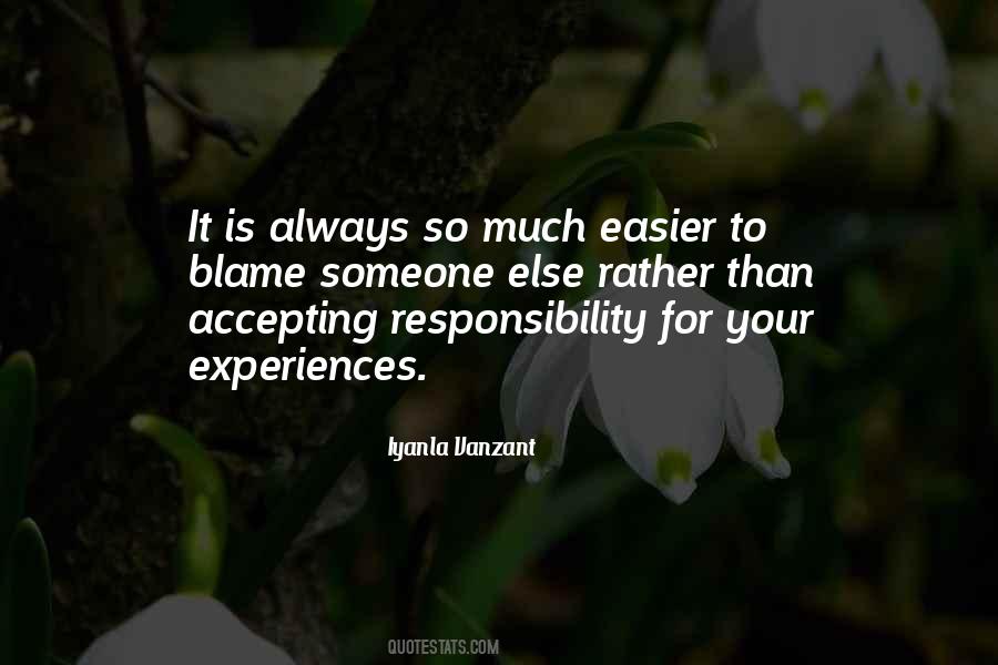 Sayings About Accepting Blame #621175