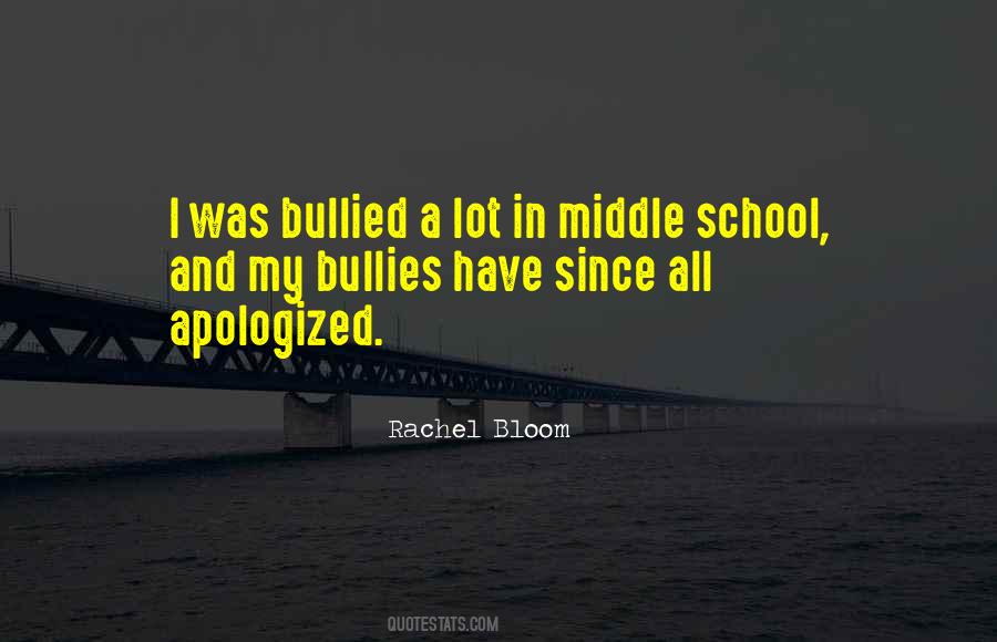 Sayings About School Bullies #174255