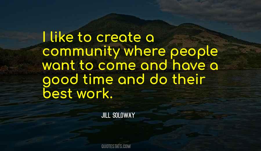 Sayings About Good Community #148999