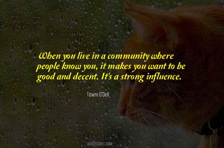Sayings About Good Community #324929