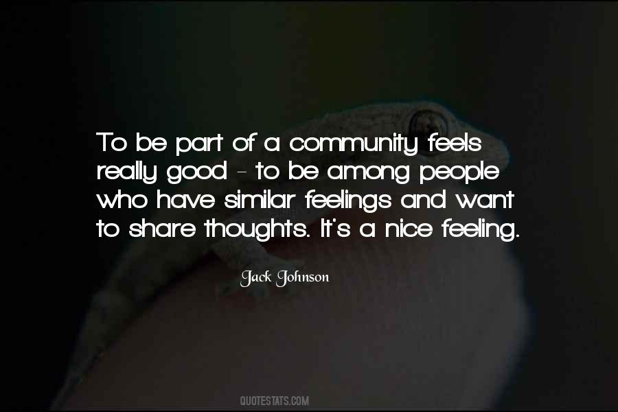 Sayings About Good Community #466564