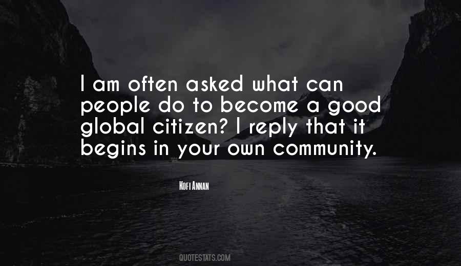 Sayings About Good Community #677274