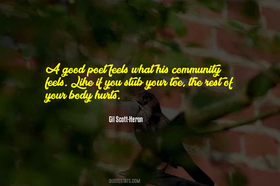 Sayings About Good Community #709925