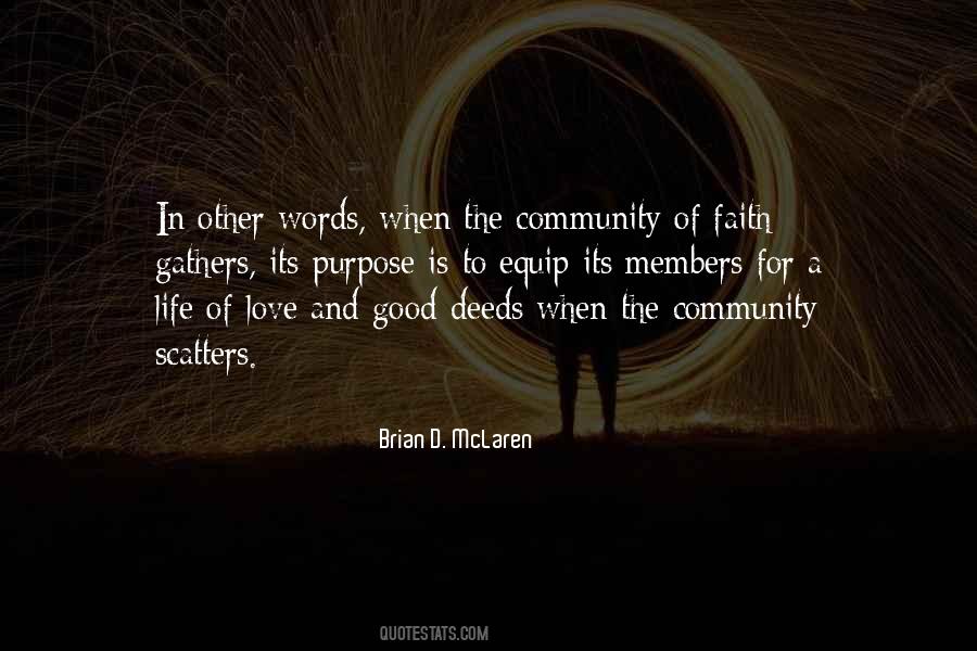 Sayings About Good Community #758406