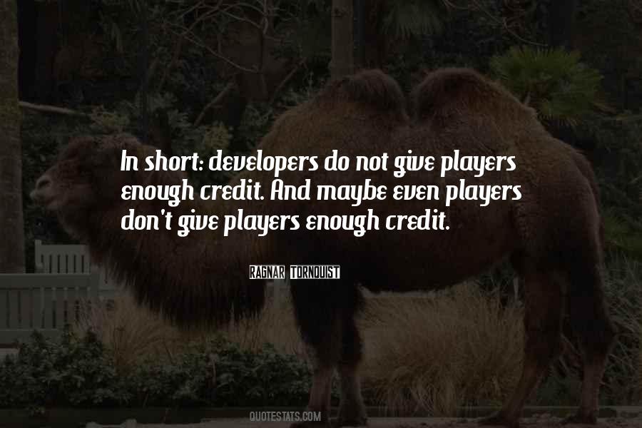 Sayings About Giving Credit #1027748