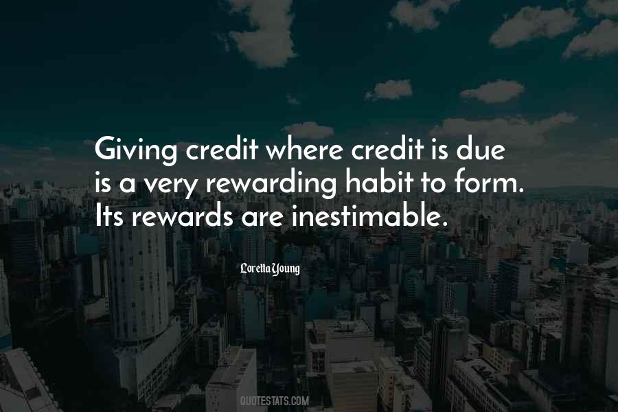 Sayings About Giving Credit #262478