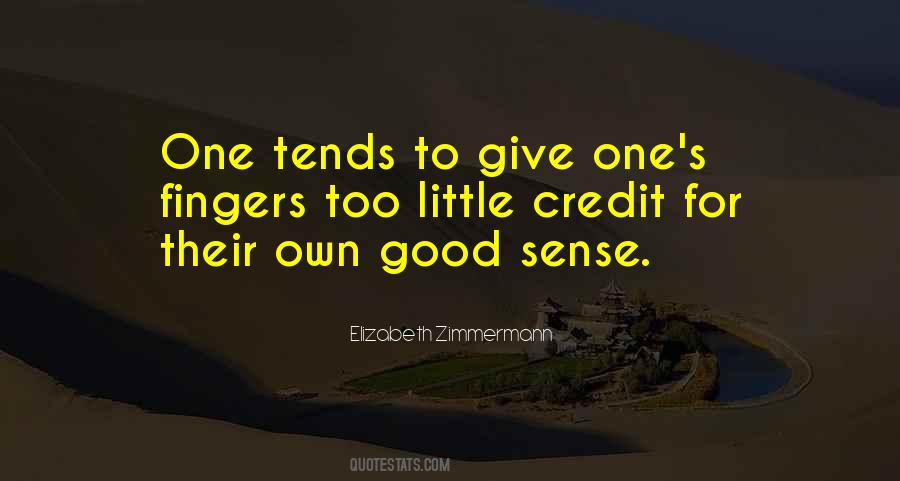Sayings About Giving Credit #351633