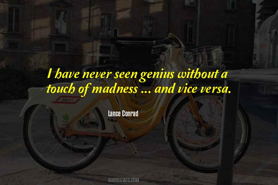 Sayings About Madness Genius #767981