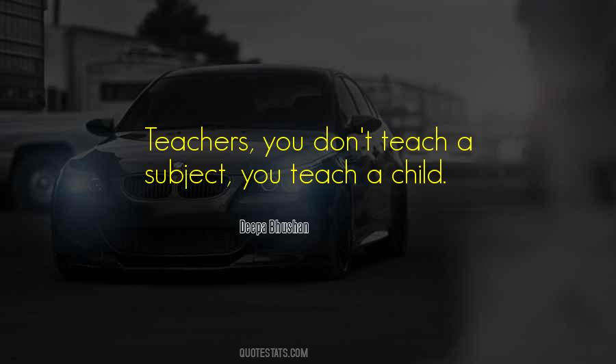 Sayings About Teaching A Child #1589734