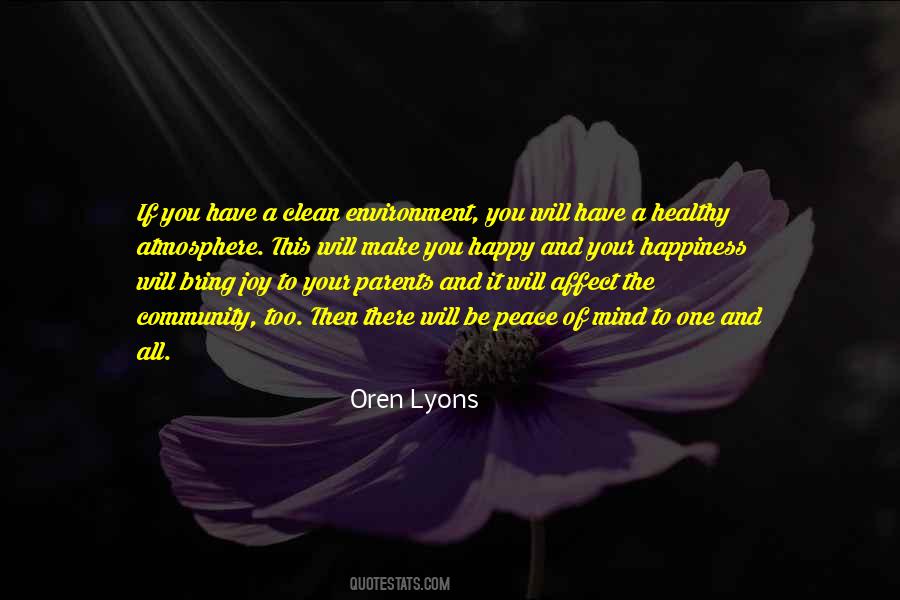 Sayings About Healthy Environment #1865201