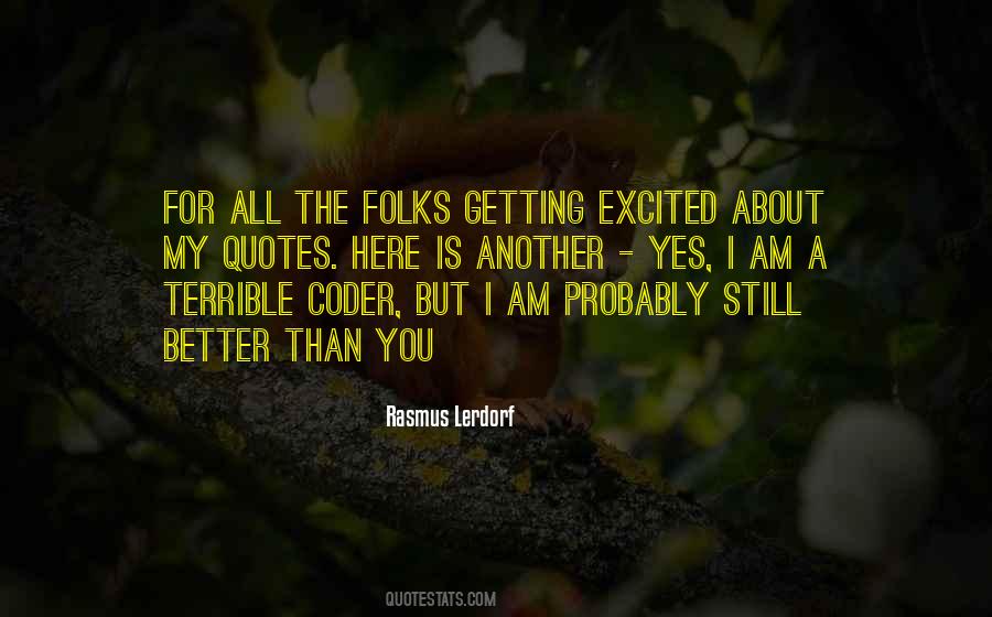 Sayings About Getting Excited #551855