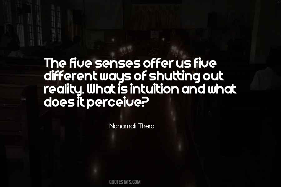 Sayings About The Five Senses #159788