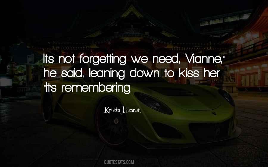 Sayings About Not Forgetting #1272831