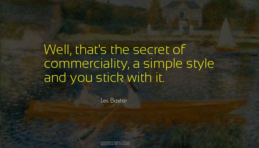 Quotes About Simple Style #201027