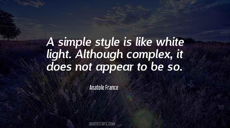 Quotes About Simple Style #953030