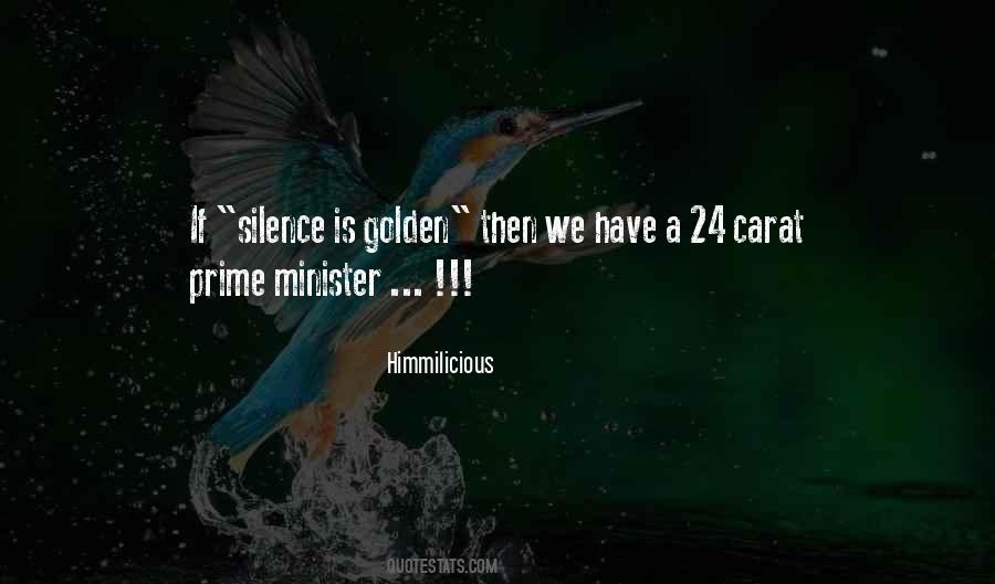 Sayings About Silence Silence Is Golden #164285