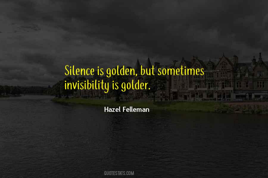 Sayings About Silence Silence Is Golden #665888