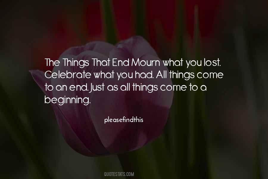 Quotes About An End #1701399