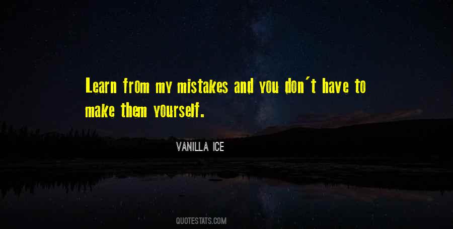 Sayings About My Mistakes #1634462