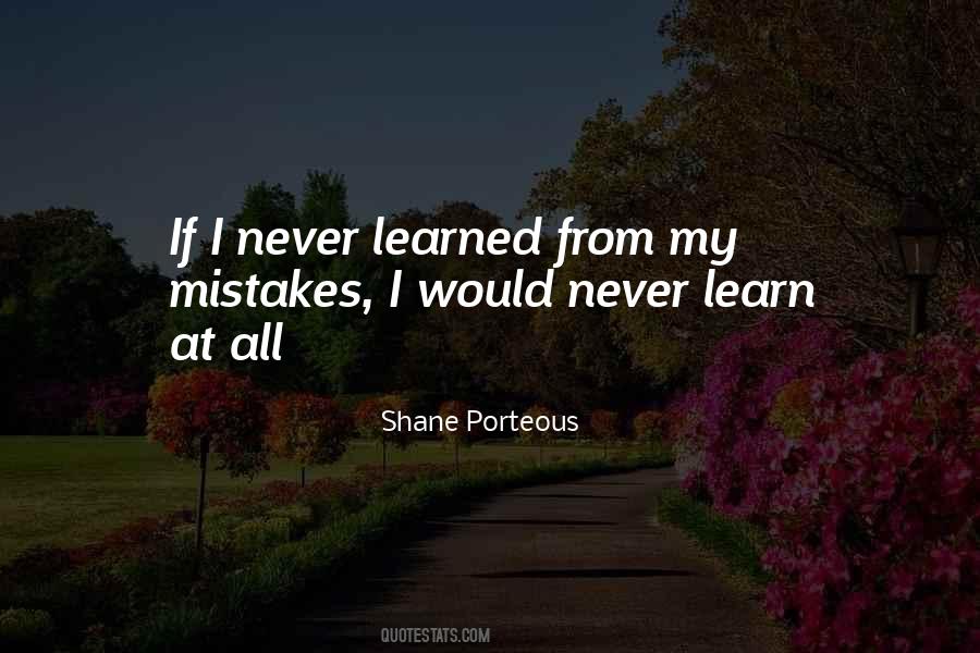 Sayings About My Mistakes #1800917