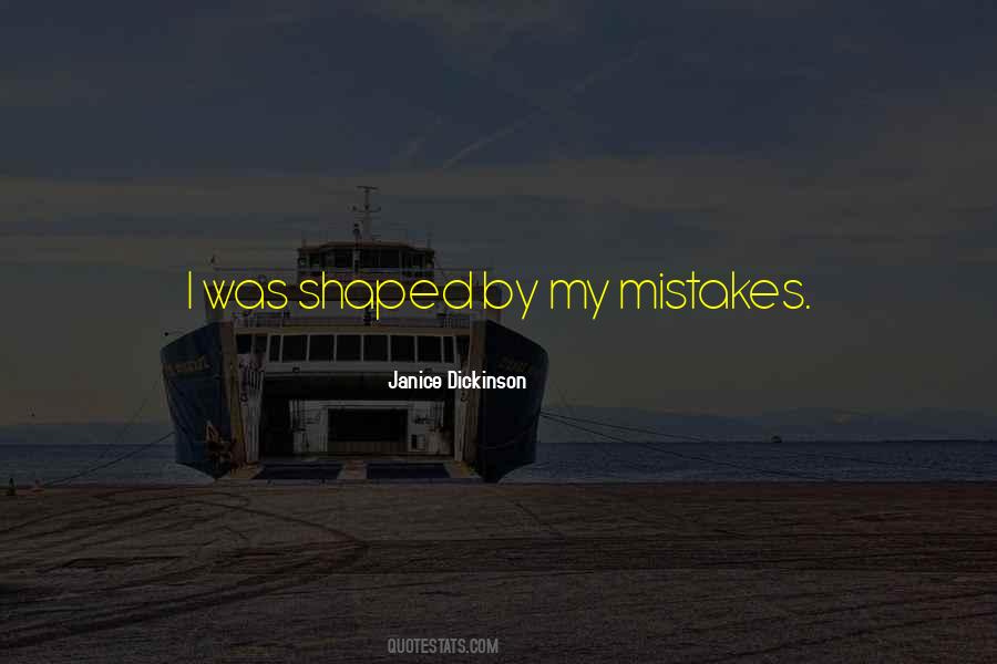 Sayings About My Mistakes #342554