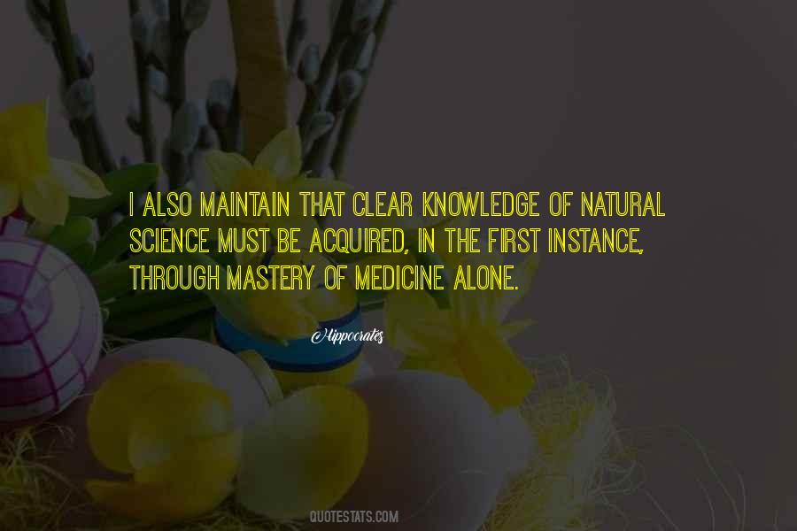 Sayings About Natural Science #1410067
