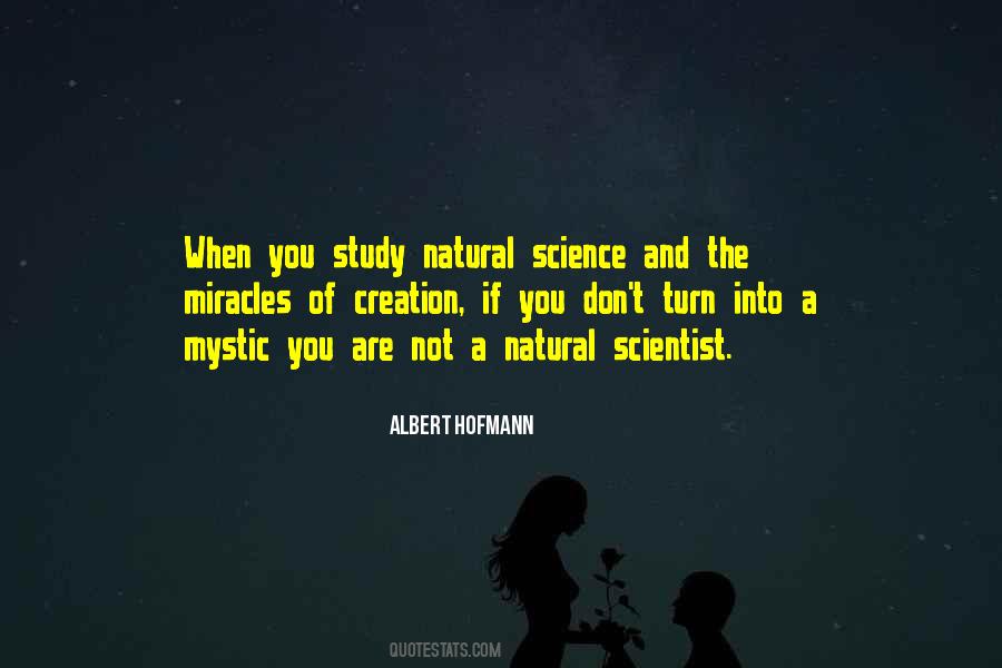 Sayings About Natural Science #311917