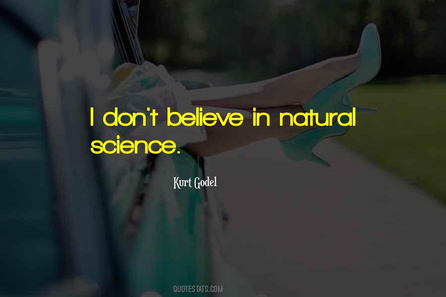 Sayings About Natural Science #819111