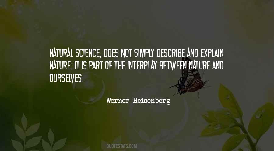 Sayings About Natural Science #835554