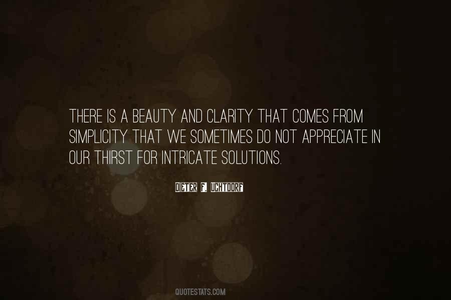 Sayings About Simplicity And Beauty #1314247