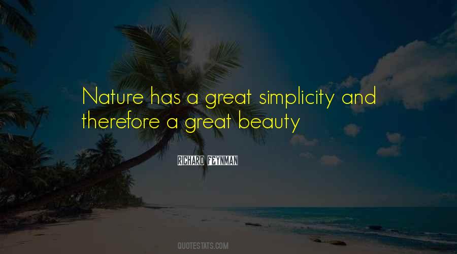 Sayings About Simplicity And Beauty #942706
