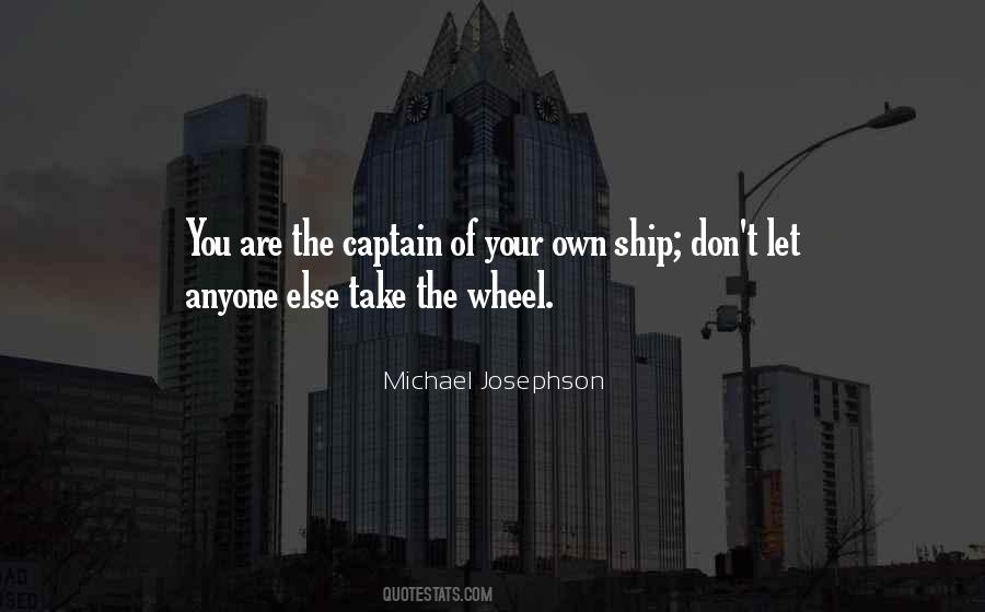 Sayings About A Ships Wheel #1080302