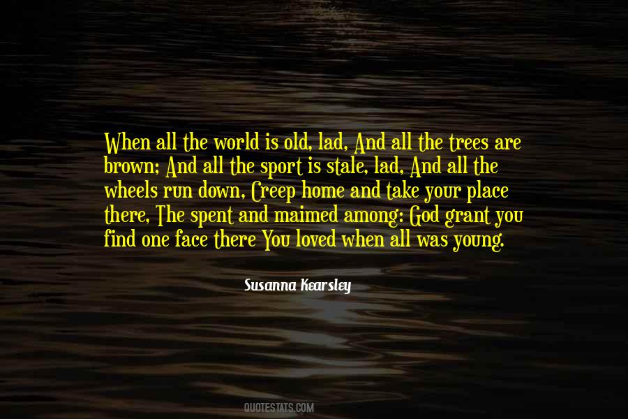 Sayings About Old Trees #442302