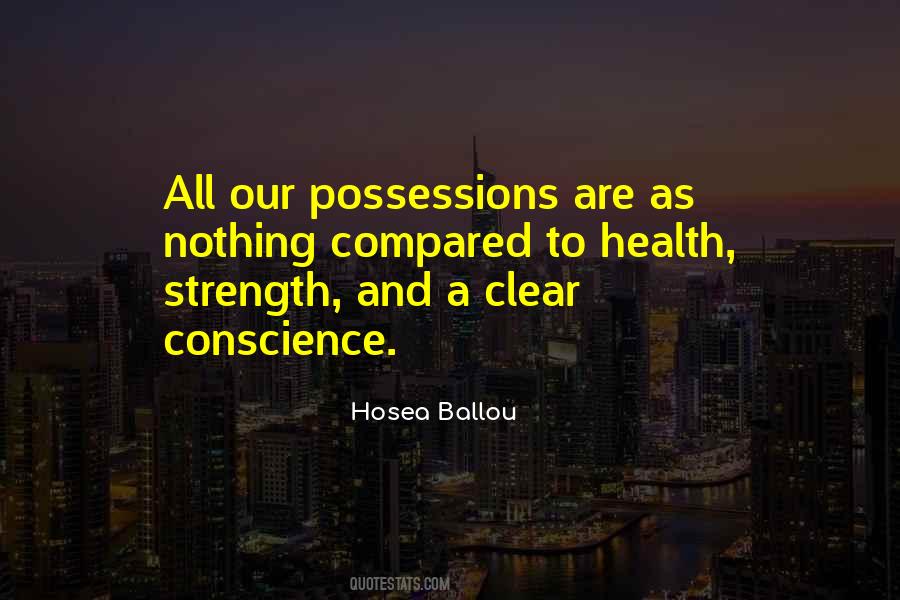 Sayings About A Clear Conscience #114088