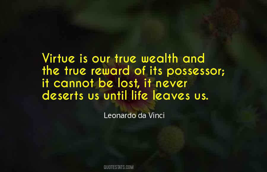Sayings About True Wealth #1822289
