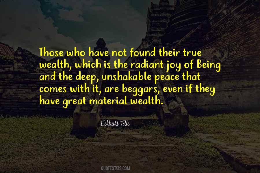 Sayings About True Wealth #415949