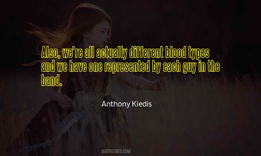 Sayings About Blood Types #31088