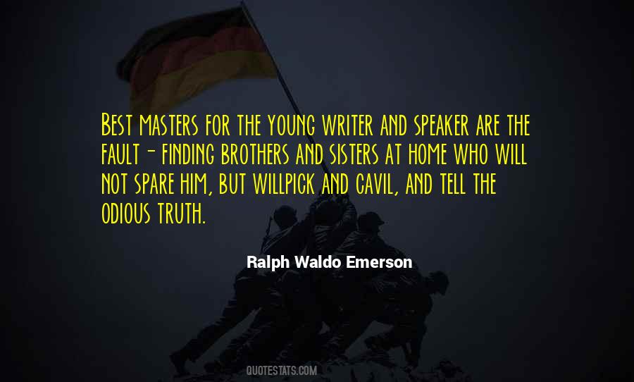 Sayings About Finding Fault #206881