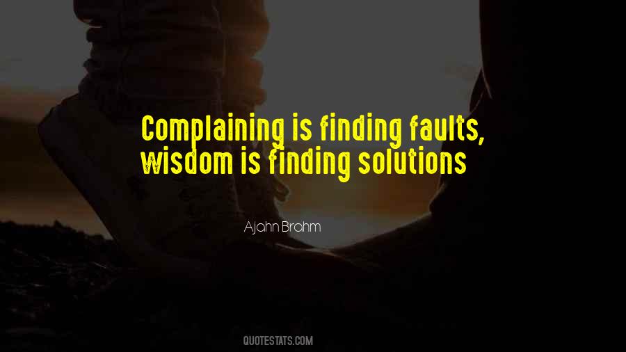Sayings About Finding Solutions #1081085