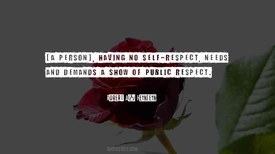 Sayings About Having Self Respect #1340916